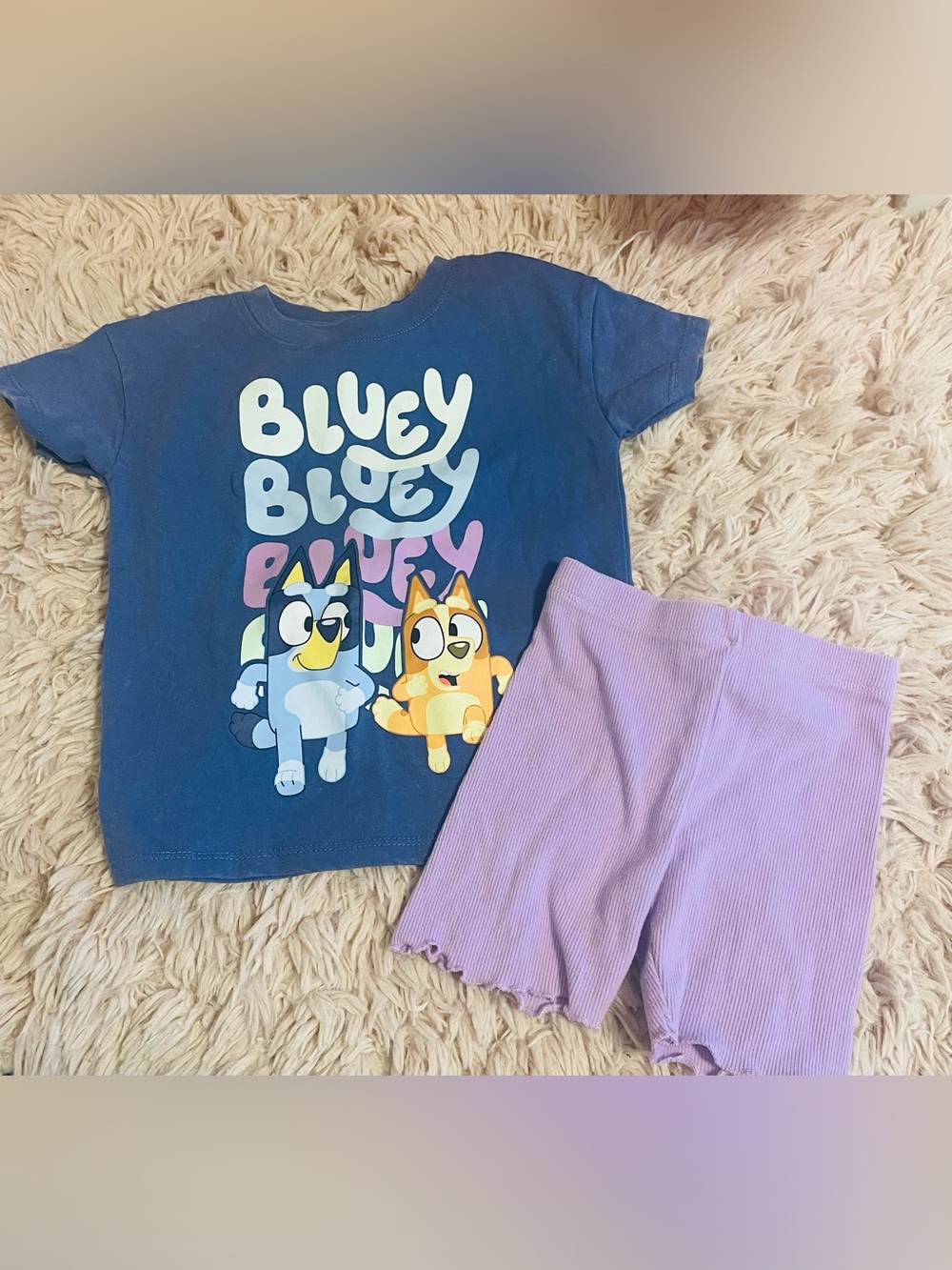 Bluey & Bingo Toddler Girls 2PC Outfit Set - Size 3T